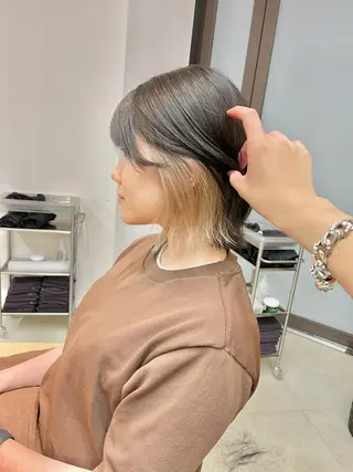 カラー mee.urawa所属・似合わせショート×透 明感/やじまたかしのヘアスタイル