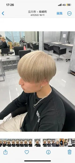 メンズ ✨メンズ特化& ブリーチ特化Ryuのヘアスタイル