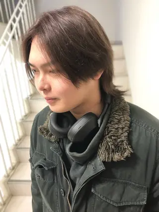 カラー ヘアアレンジ メンズ ainico+所属・メンズ特化✂️栗原 侑也のヘアスタイル