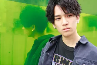 メンズ BABY 艶髪暗髪ヘア💖達人のヘアスタイル