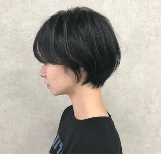 ショート カラー ショート、韓国メンズ ヘアのかつらぎのヘアスタイル
