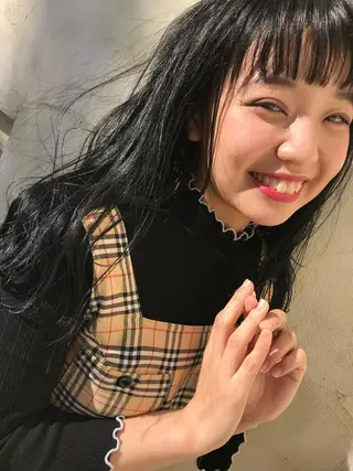 ロング カラー 追立 優稀のヘアスタイル