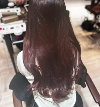 ロング カラー 🎀韓国ヘア🎀 𝓡𝓲𝓷𝓱𝓪のヘアスタイル