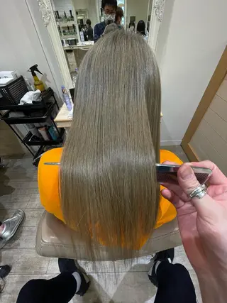 ロング パーマ 店長     押野 勇也のヘアスタイル