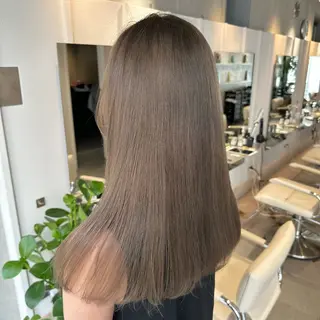 ロング カラー ハイレイヤー/ウルフ 吉田ジョウのヘアスタイル