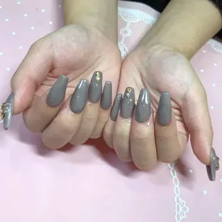 セミロング ネイル 《LB》ラブリエ Nail&eyeのマツエク・マツパデザイン