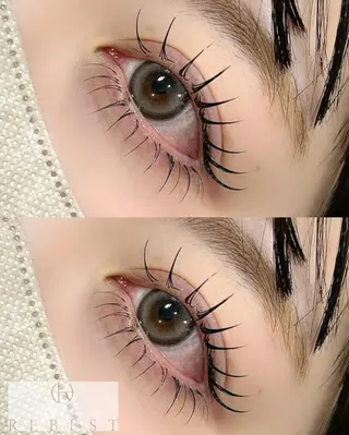 マツエク・マツパ yuuka REBEST心斎橋のマツエク・マツパデザイン