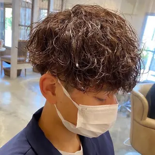 ショート パーマ メンズ メンズパーマ 西條真治のヘアスタイル