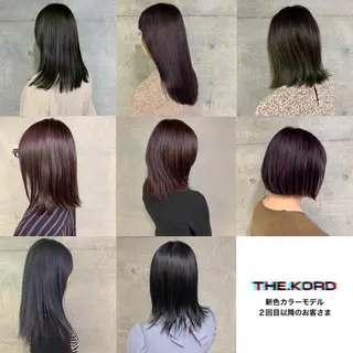 ミディアム カラー THE./ブリーチ 透感カラー/髪質改善のヘアスタイル