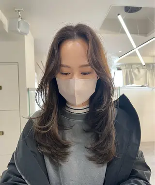 ロング AHNKISM所属・トレンド🌷 ボブ　パーマ🩰のヘアスタイル