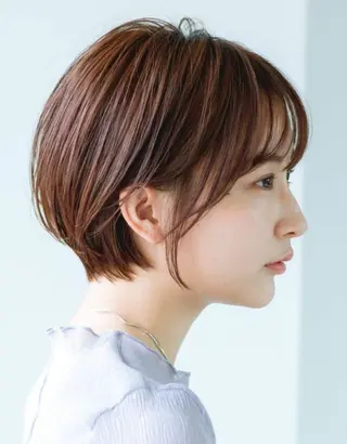 ショート COA GINZA 空也/前髪/顔まわりのヘアスタイル