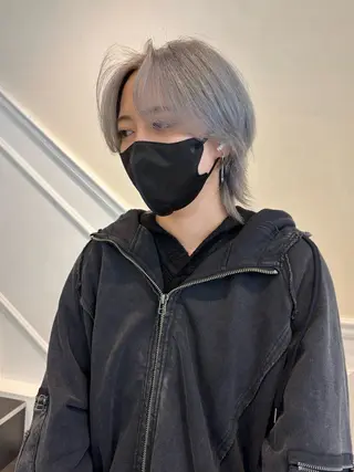 ミディアム カラー 艶髪ハイトーン/ レイヤー/yuiのヘアスタイル