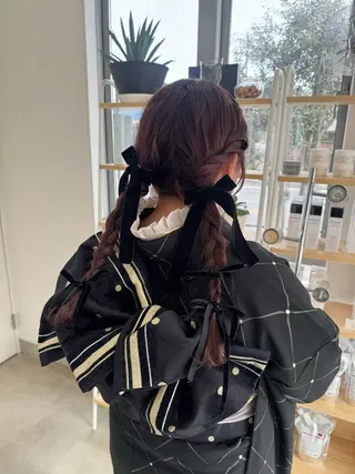 ロング ヘアアレンジ mir所属・堀越 美羽のヘアスタイル