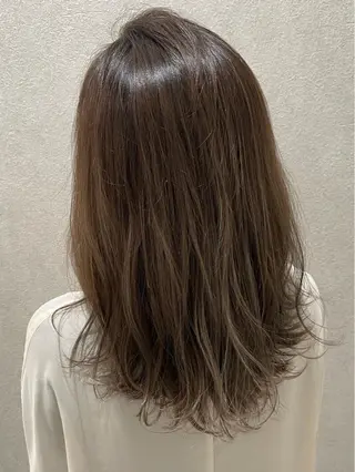 セミロング カラー La fith hair letter所属・Lafith住道 TATSUYAのヘアスタイル