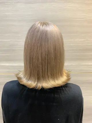 ミディアム カラー パーマ ヘアアレンジ メンズ キッズ ネイル マツエク・マツパ アイブロウ 🤍韓国風/艶髪🤍 鳥越美羽のヘアスタイル
