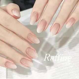 ネイル RAFFINE 月🦋🩵のネイルデザイン