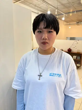 ショート NOUN所属・eri kinjoのヘアスタイル