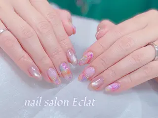 ネイル ネイルサロンエクラ 🫧Shizukaのネイルデザイン