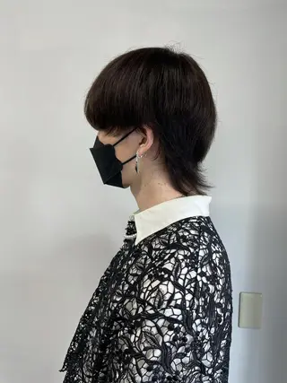 ミディアム カラー パーマ ヘアアレンジ メンズ キッズ ネイル マツエク・マツパ スパイキー/フェザー /波巻き/かいとのヘアスタイル