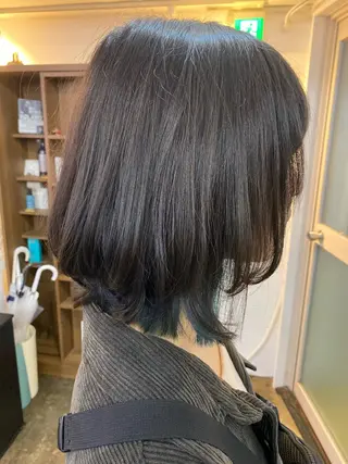 ミディアム カラー 【艶髪×韓国風】 毛流れ職人 RYOのヘアスタイル