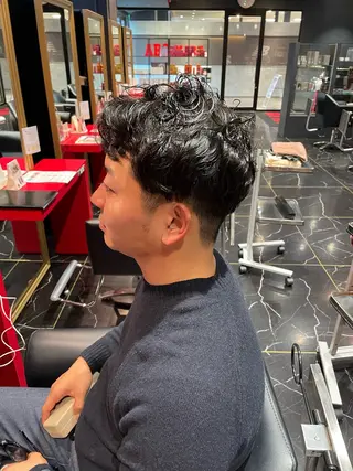 メンズ 森 亜紗美のヘアスタイル