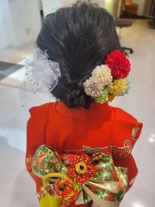 ミディアム キッズ ヘアアレンジ 鈴木 翠のヘアスタイル