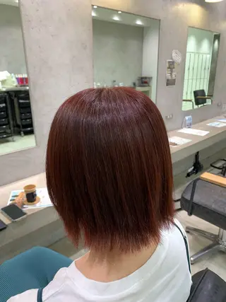 カラー 山口 桃果のヘアスタイル