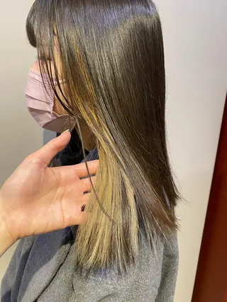 カラー 高発色ブリーチ/ ハイレイヤー🪽aiのヘアスタイル