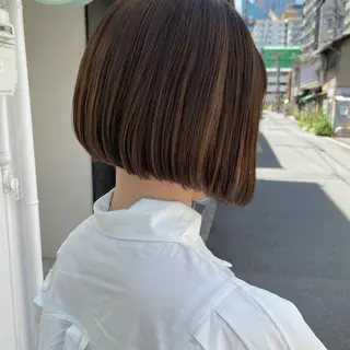 ショート Chiho / 梅田 / ボブ/ パーマのヘアスタイル