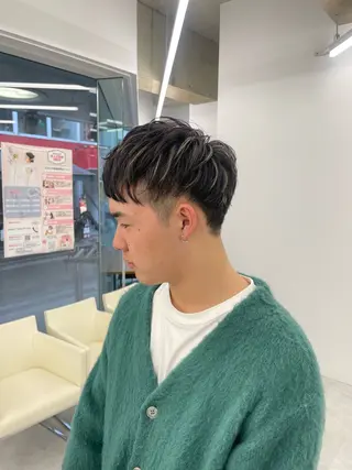 ショート カラー 💎メンズ特化🔥 カット/パーマのヘアスタイル