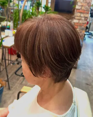 ショート 松田 沙織のヘアスタイル