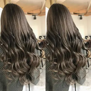 ロング カラー ヘアアレンジ 下妻 カラーエクステ難波のヘアスタイル