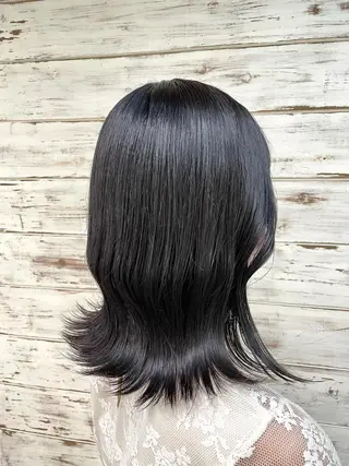 ミディアム カラー ヘアアレンジ 🫧ヒシダアキ /taboo🫧のヘアスタイル