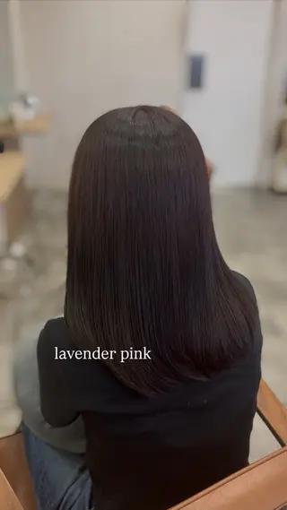 ミディアム 透明感カラー🩵 /MIHOのヘアスタイル
