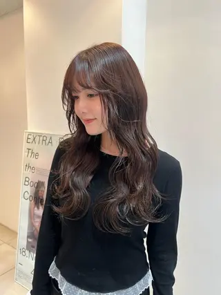 ミディアム カラー rizu　/ ボブ /ブラウンカラーのヘアスタイル