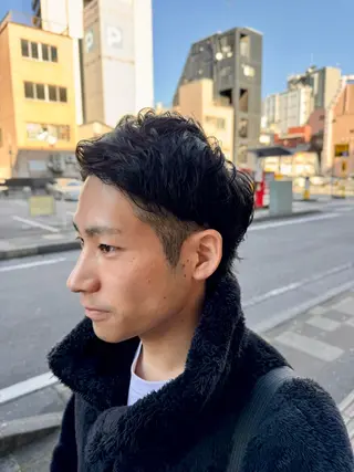 メンズ 米元 春奈のヘアスタイル