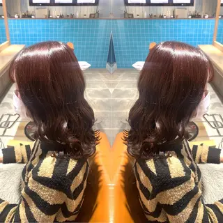 ミディアム カラー 韓国🇰🇷 ✂︎hair 内田愛のヘアスタイル