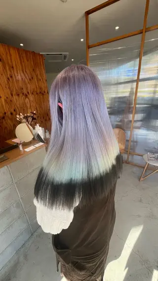 セミロング THE Nia所属・堀 風城のヘアスタイル