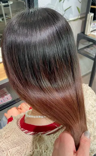 セミロング お洒落カジュアル🍃 まなとのヘアスタイル