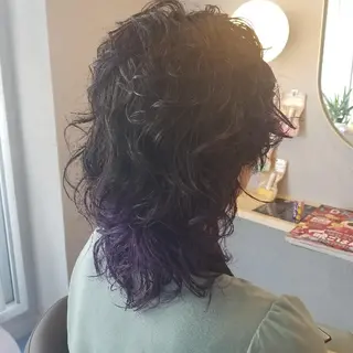 ミディアム パーマ           akaneのヘアスタイル
