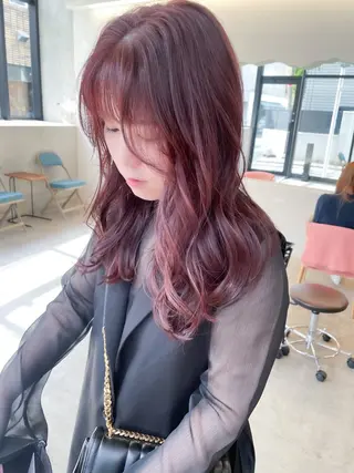 ミディアム カラー ヘアアレンジ ミニボブ/ブリーチ 🌈MISATOのヘアスタイル