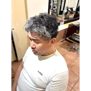 ショート パーマ ヘアアレンジ メンズ 宮川 莉央のその他イメージ