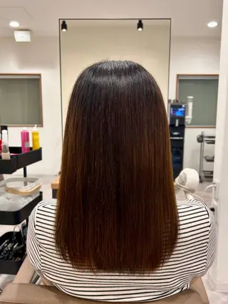 セミロング ボブ/暖色カラー 🎧 kei 🎀のヘアスタイル