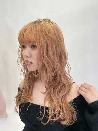 ロング カラー ヘアアレンジ 似合わせカット/ aoiのヘアスタイル