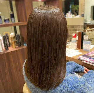 セミロング 本多 美羽のヘアスタイル