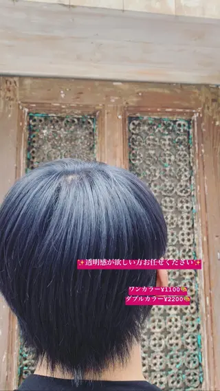 セミロング カラー メンズ Sia中野新橋 『JUNYA』のヘアスタイル