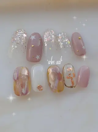 ネイル ＊arbre nail＊.アーブルネイル所属・✯.。 arbre  nail 。✯.のネイルデザイン