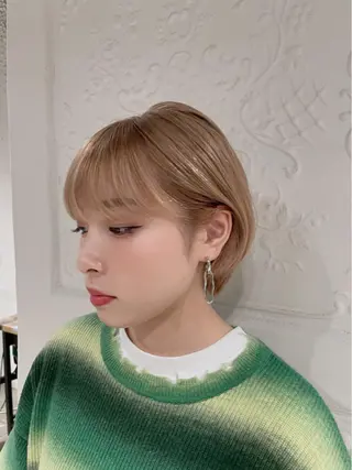 ショート カラー HINA🎀韓国ヘア / アイリストのヘアスタイル