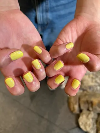 ネイル 暖色系ツヤカラー コトノ🫧のヘアスタイル