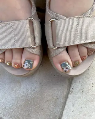 ネイル 甲府市徳行 🧸prunelleのネイルデザイン